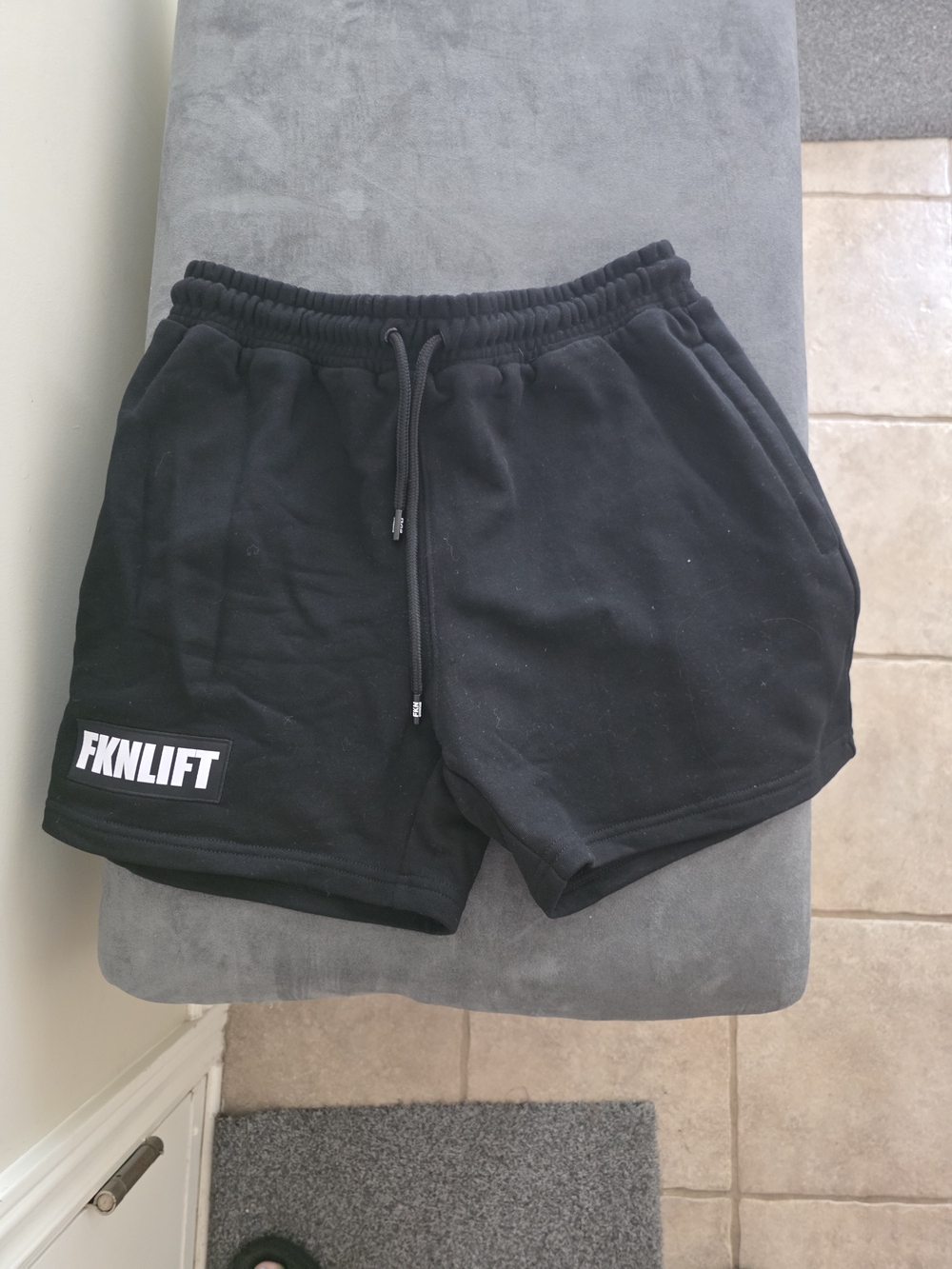 Women's Black Drawstring Shorts